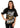 BSAT Rebels Hood Tee Ladies Black/WhiteNGold