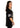 BSAT Rebels Hood Tee Ladies Black/WhiteNGold