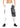 Praying Skull SweatShorts WhiteNBlack