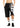 Cali Skull SweatShorts BlackNWhite