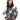 BSAT Babe Praying Skull ZipHoodie BlackNWhite