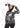 BSAT Babe Praying Skull ZipHoodie BlackNWhite