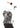 BSAT Babe Praying Skull ZipHoodie BlackNWhite
