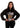 BSAT Rebels Hood Crewneck Black/WhiteNGold