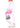 RebelBabe White Sweatpants PinkNGrey by BSAT
