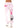 RebelBabe White Sweatpants PinkNGrey by BSAT