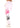 RebelBabe White Sweatpants PinkNGrey by BSAT