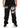 Hood Sweatpants BlackNSilver by BSAT