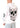 BSAT Joker Skull Hoodie White