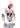 BSAT Joker Skull Hoodie White