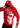 Rebel Society Skull Hoodie Red by BSAT