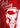 Rebel Society Skull Hoodie Red by BSAT