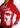 Rebel Society Skull Hoodie Red by BSAT