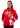 Rebel Society Skull Hoodie Red by BSAT