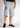 BSAT Jorts Script Logo Shorts Blue