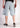 BSAT Jorts Script Logo Shorts Blue