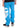 BSAT Cali Skull Sweatpants SkyblueNwhite
