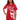 Rebel Society Skull T-Shirt Red by BSAT