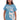 Rebel Society Skull T-Shirt Skyblue by BSAT