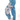 Cali Skull Sweatpants SkyblueNwhite by BSAT