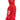 Red Art Script Hoodie by BSAT