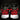 Skull Race Sneakers BlackNRed by BSAT