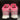 Skull Race Sneakers PinkNWhite by BSAT
