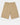 BSAT Bronx Zipped Baggy Sweatshorts Ultra Soft Beige Coffee