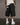 BSAT 4 Pocket Blazed Up Baggy Jorts Black n White