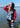 Day of the Dead Hoodie Red by BSAT