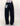 BSAT Skull Baggy Jeans Black