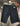 BSAT Baggy Denim Shorts Only God Can Judge Indigo Blue