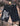 BSAT Baggy Denim Shorts Only God Can Judge Indigo Blue