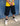 BSAT Baggy Denim Shorts Indigo Blue
