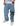 BSAT Art Script Jeans Vintage Blue Baggy