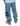 BSAT Art Script Jeans Vintage Blue Baggy