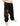 Rude Players Crew Baggy Jeans Black/Metallic Gold by BSAT
