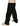 Rude Players Crew Baggy Jeans Black/Metallic Gold by BSAT