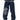 Rude Players Crew Baggy Jeans Indigo Blue/Silver by BSAT