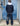 Rude Players Crew Baggy Jeans Indigo Blue/Silver by BSAT