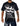 BSAT Art Script T-Shirt BlackNWhite Baggy