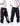 Street Famous Baggy Cargo Pants Black by BSAT