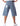 BSAT Baggy Denim Crown Shorts Skyblue