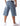 BSAT Baggy Denim Crown Shorts Skyblue