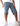 BSAT Baggy Denim Crown Shorts Skyblue