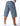 BSAT Baggy Only God Can Judge Denim Shorts Skyblue