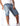 BSAT Baggy Only God Can Judge Denim Shorts Skyblue
