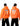 BSAT Orange Hustla Hoodie BluNWhite Legendary Collection