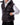 BSAT Puffer Vest Embroidery Black Removable Hood