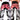 BSAT HUSTLA Baggy Jeans RedNWhite *Legacy Edition*